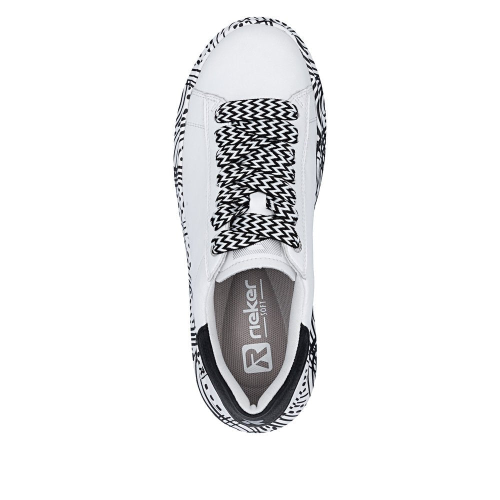 Shoetopia, Rieker, W1201, women’s casual shoe, colour unspecified, Top view