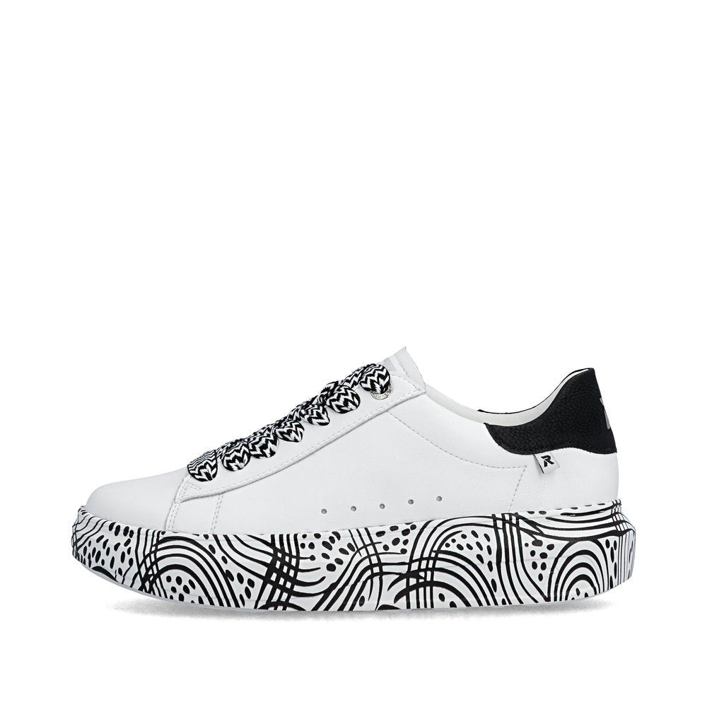Shoetopia, Rieker, W1201, women’s casual shoe, colour unspecified, Left side view