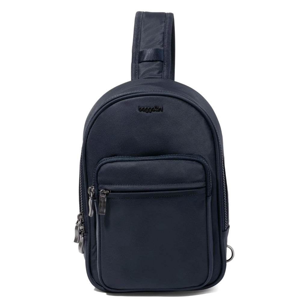 Baggallini, Waverly Sling, Sling Bag, French Navy Twill, Front view