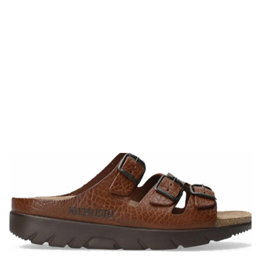 Mephisto, Zach, Unisex, Sandal, Tan, Angled view