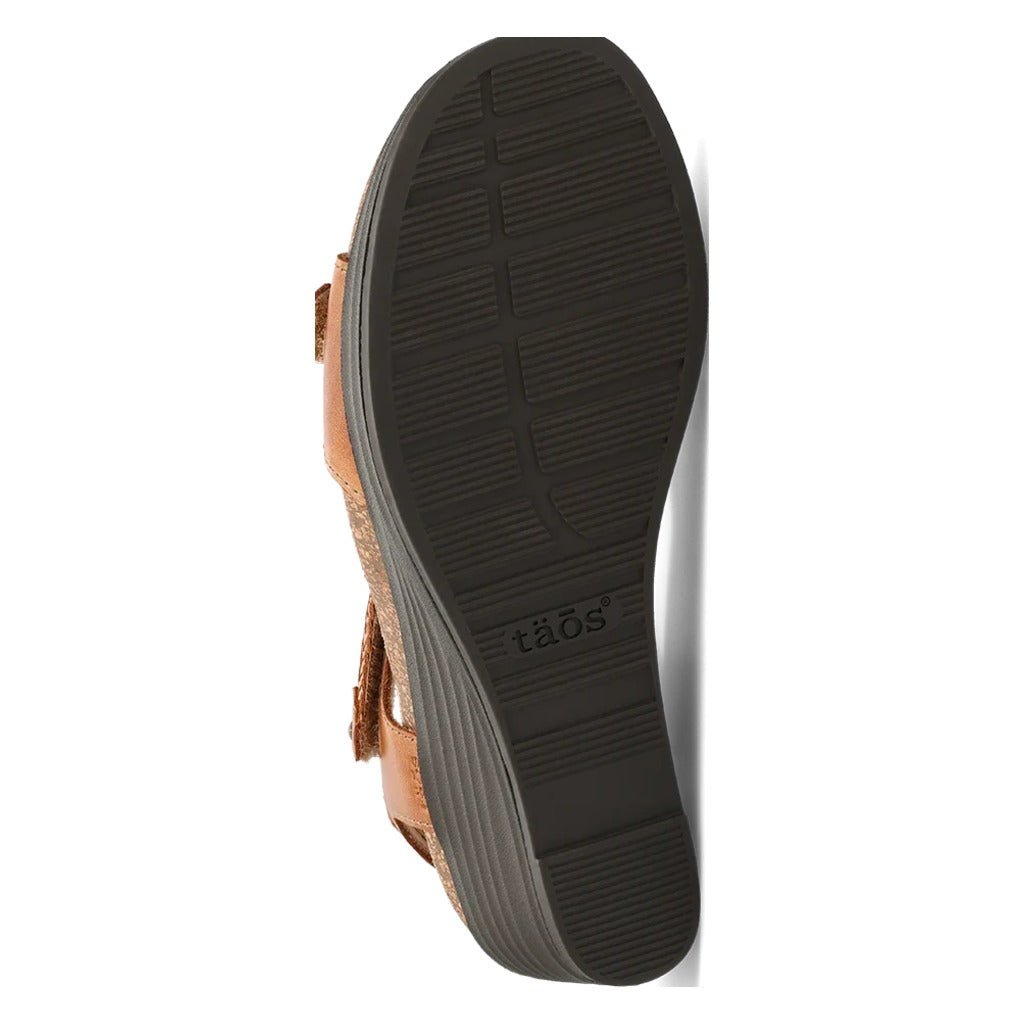 Taos, Zecret, Women's, Sandal, Caramel, Outsole view