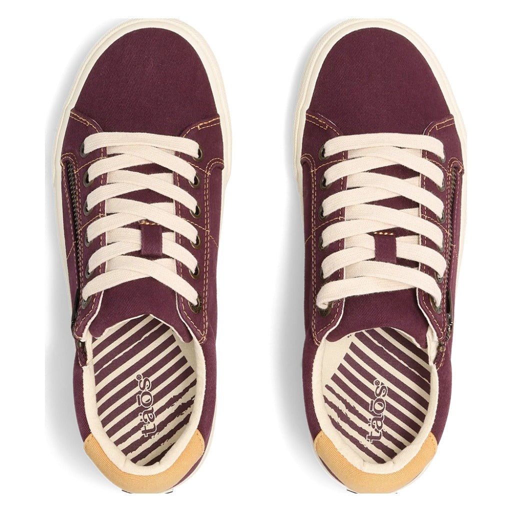 Taos, Z Soul, Women's, Sneaker, Plum, Top view
