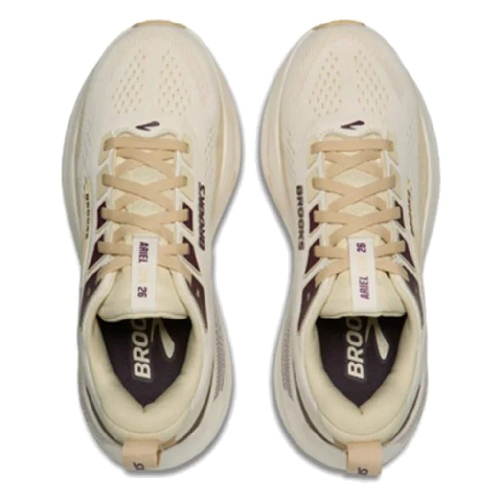 Brooks Ariel GTS 26 Coconut/Sand/Potent Purple - Shoetopia Footwear