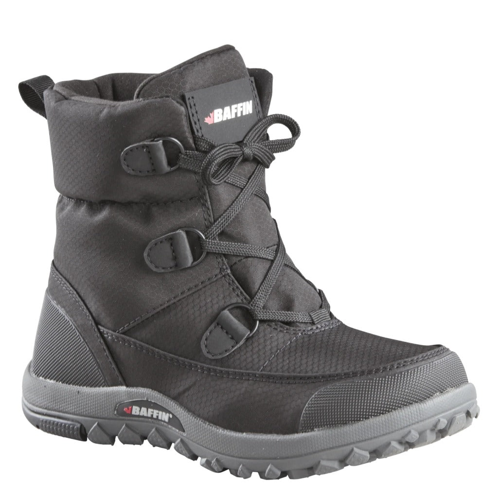 Baffin, Mist, Women's, Boot, Black, Angled view