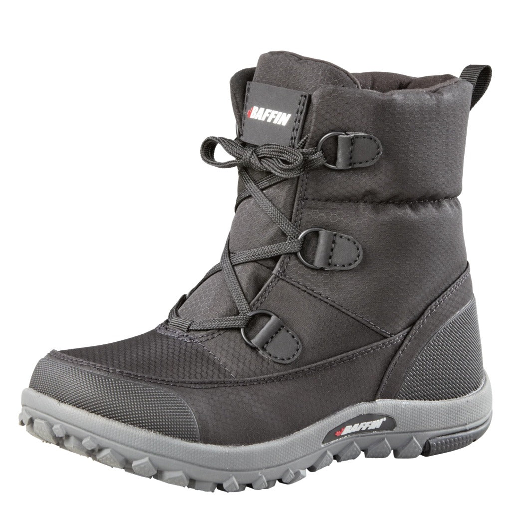 Baffin, Mist, Women's, Boot, Black, Angled view