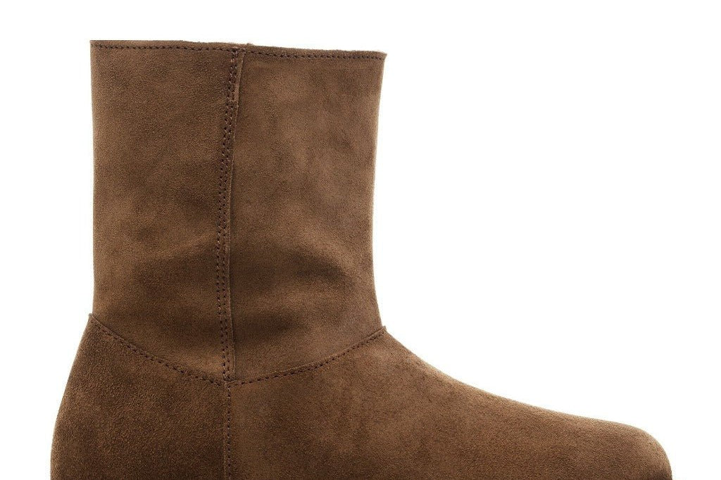 Birkenstock Uppsala Zip Shearling - Dark Tea - Shoetopia Footwear