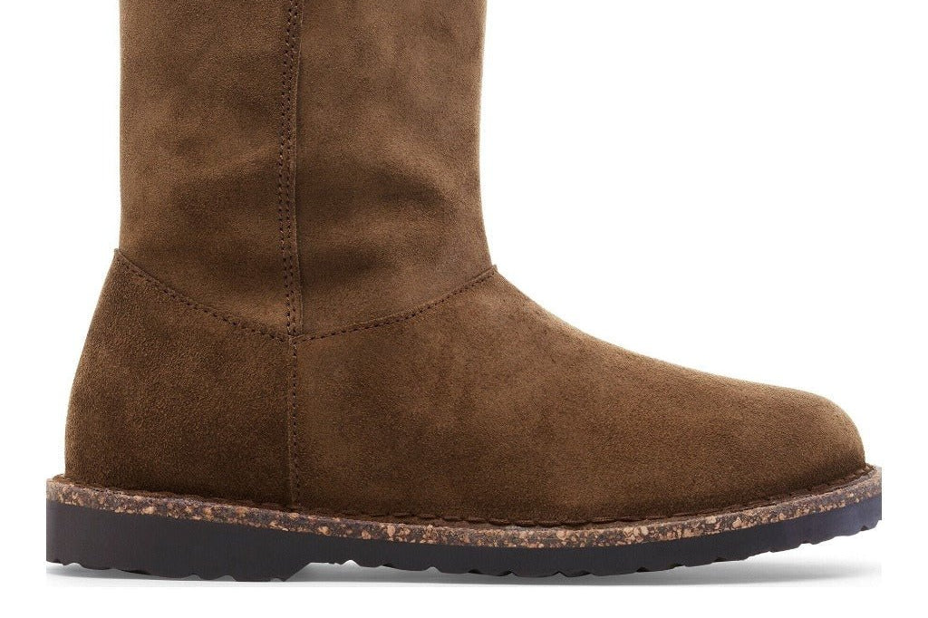 Birkenstock Uppsala Zip Shearling - Dark Tea - Shoetopia Footwear