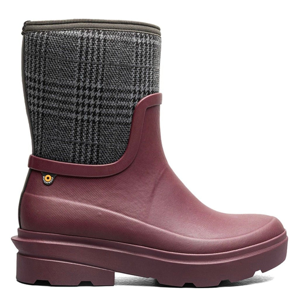 Bogs Hazel Mid Zip - Cherry - Shoetopia Footwear