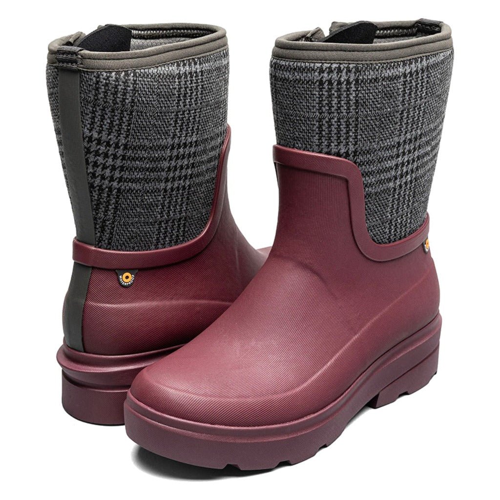 Bogs Hazel Mid Zip - Cherry - Shoetopia Footwear