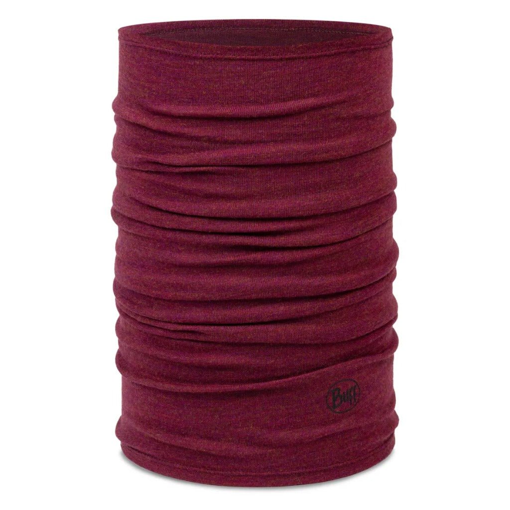 Buff Merino Midweight Neckwear - Melange Tibetan Red - Shoetopia Footwear