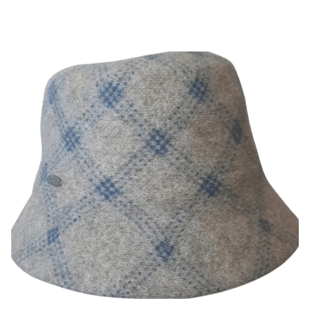 Canadian Hat Camiyah - Jacquard Plaid Cloche Hat - Shoetopia Footwear