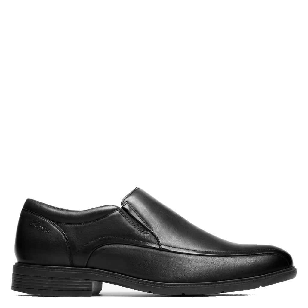 Clarks, Steadwell Step, Men's, Loafer, Black, Side view