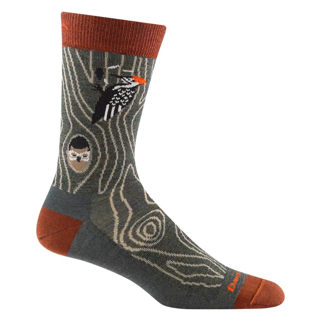 Darn Tough Men's Woody Crew Lightweight No Cushion Lifestyle Sock - Shoetopia Footwear