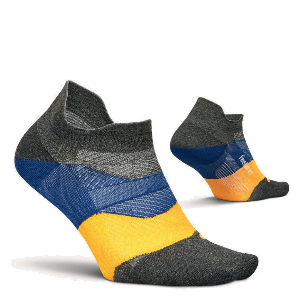 Feetures Elite Ultra-Light Cushion No Show Tab - Iron Seal - Shoetopia Footwear