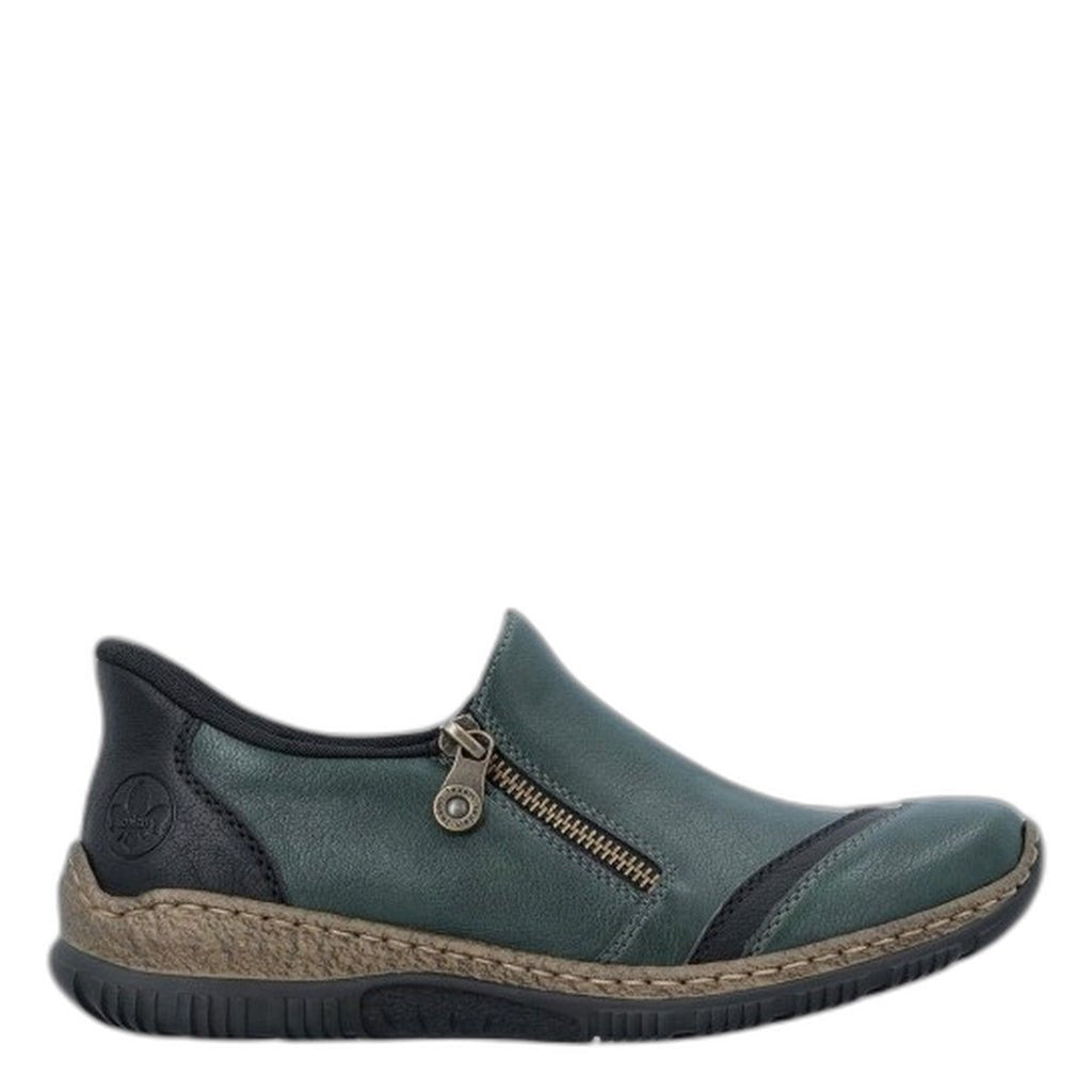 Rieker N3265 Green - Shoetopia Footwear