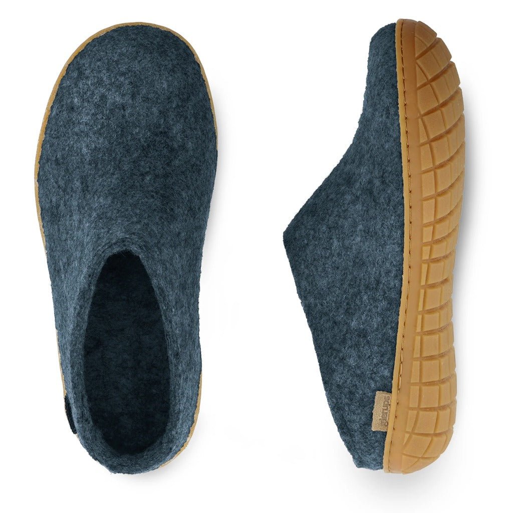 Glerups Slip-On With Rubber Sole - Denim - Shoetopia Footwear