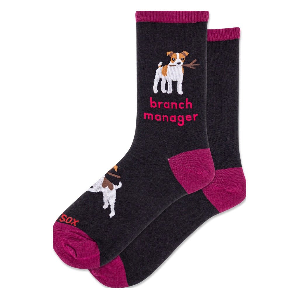 Hotsox Women's Graphic Sock - Branch Manager - Shoetopia Footwear