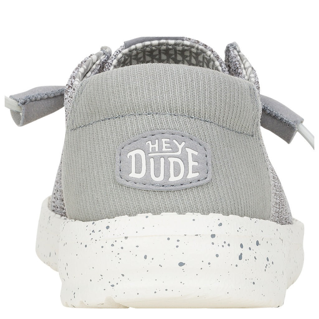 Hey Dude Wendy Stretch Sox, Light Grey - Shoetopia Footwear