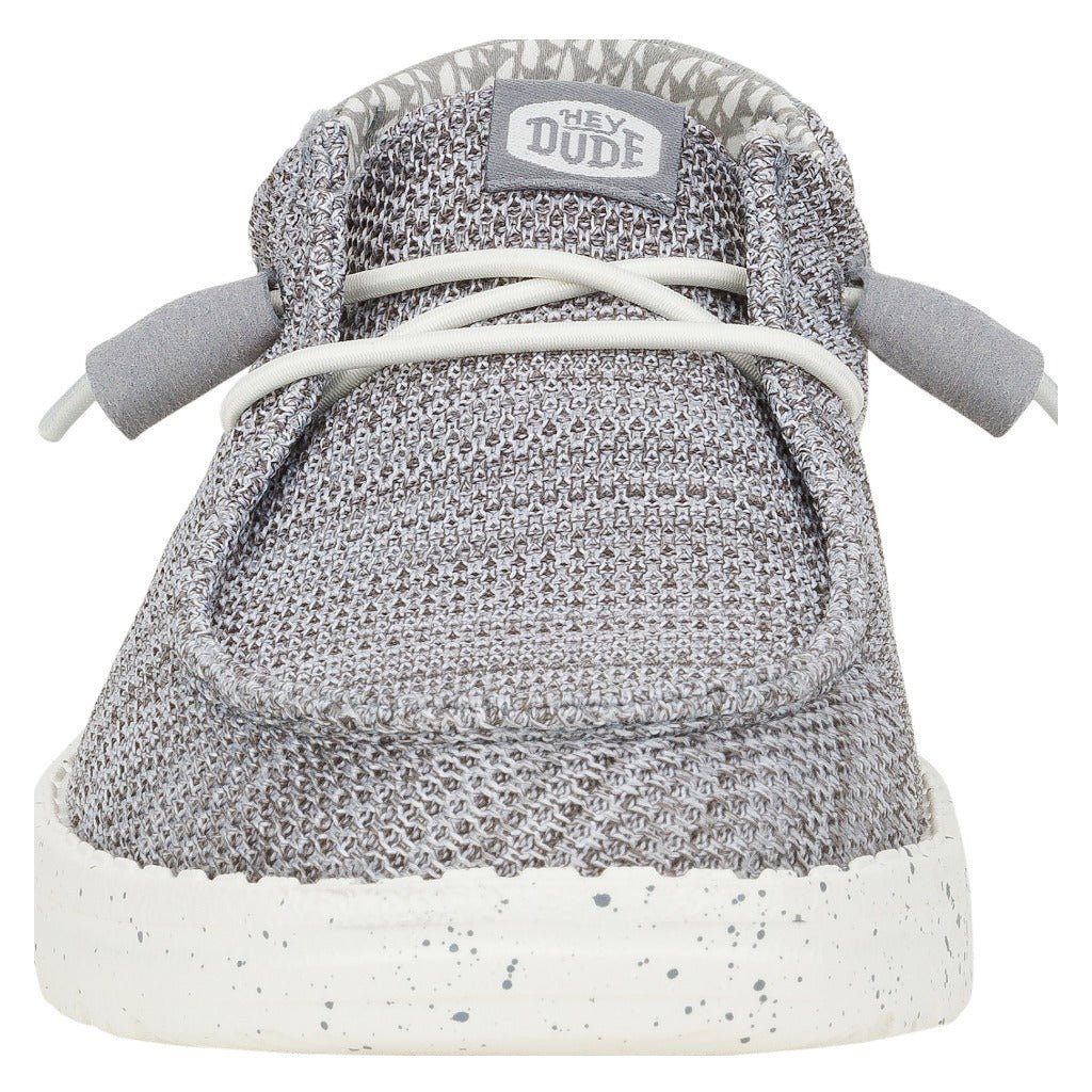Hey Dude Wendy Stretch Sox, Light Grey - Shoetopia Footwear