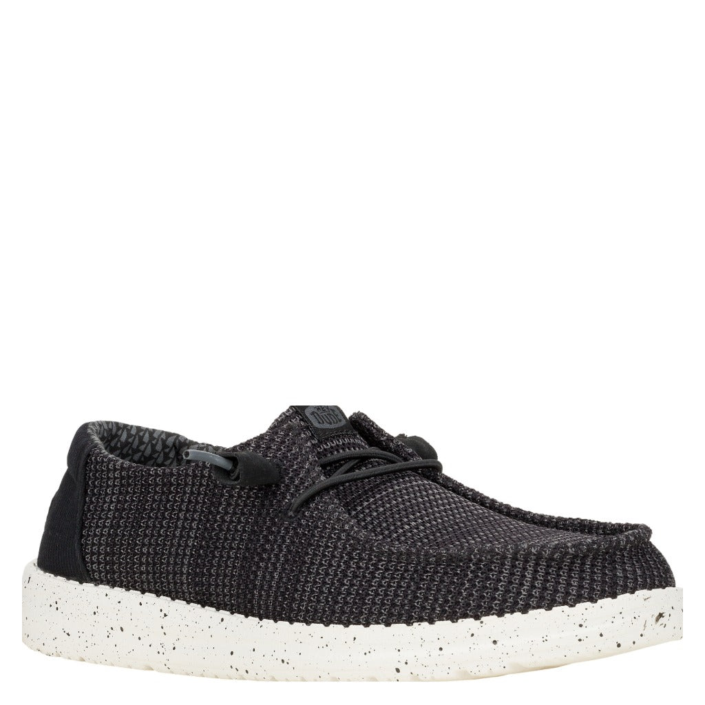 Hey Dude Wendy Stretch Sox Black - Shoetopia Footwear