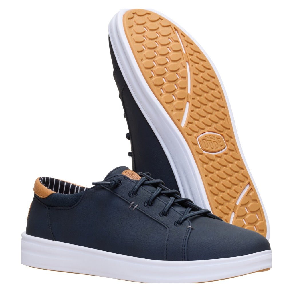 Hey Dude Paul Pro Classic Navy - Shoetopia Footwear