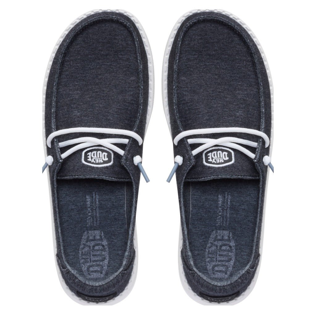 Hey Dude Wendy Stretch Jersey Black - Shoetopia Footwear
