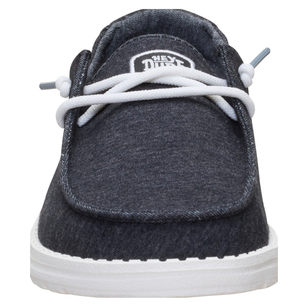 Hey Dude Wendy Stretch Jersey Black - Shoetopia Footwear