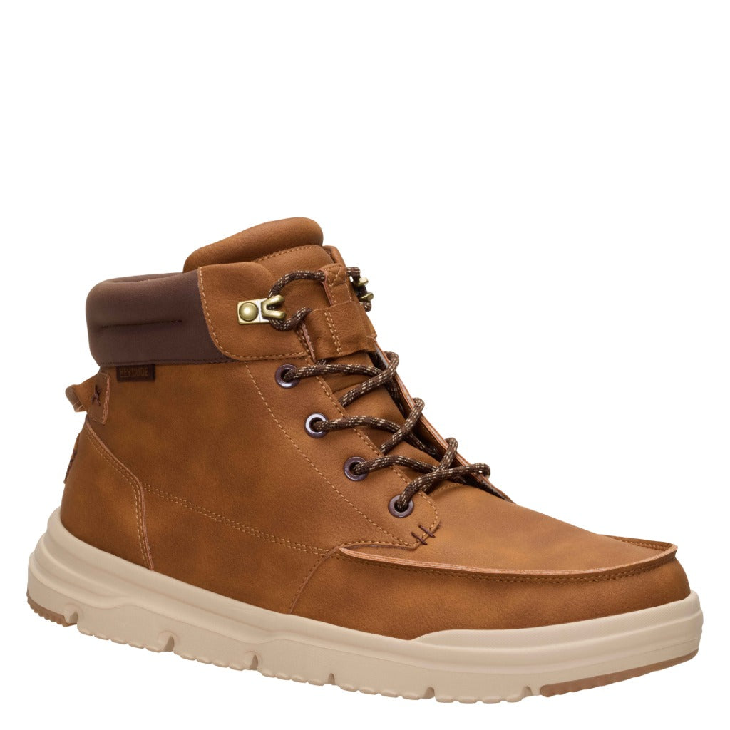 Hey Dude, Bradley II Classic, Men's, Boot, Argan Oil, Angled view