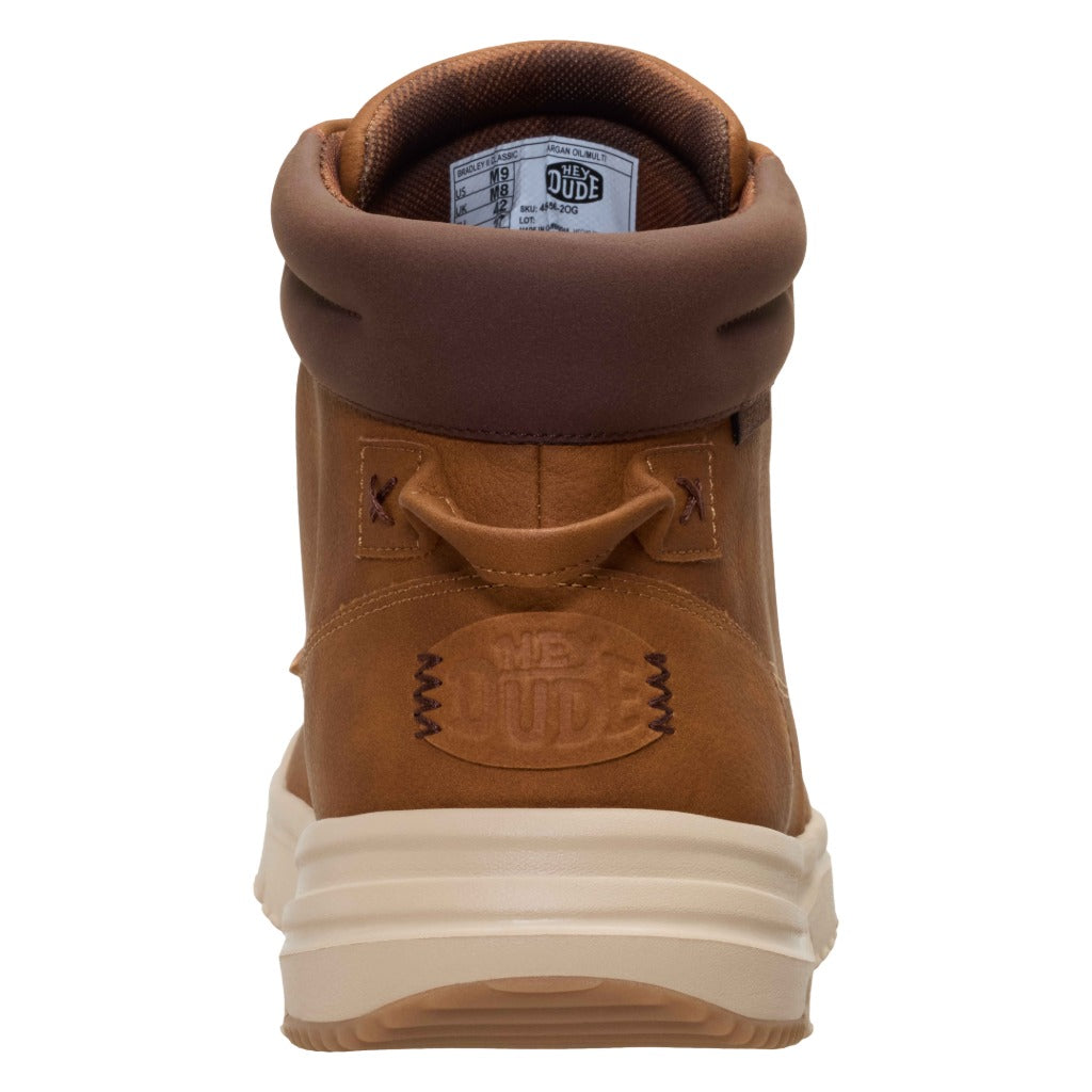 Hey Dude, Bradley II Classic, Men's, Boot, Argan Oil, Rear view