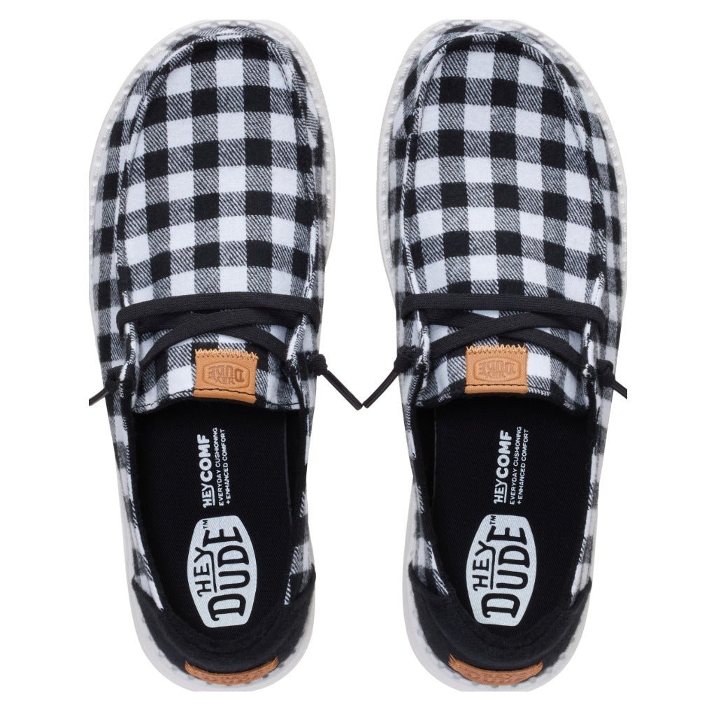 Hey Dude Wendy Buffalo Check - Shoetopia Footwear