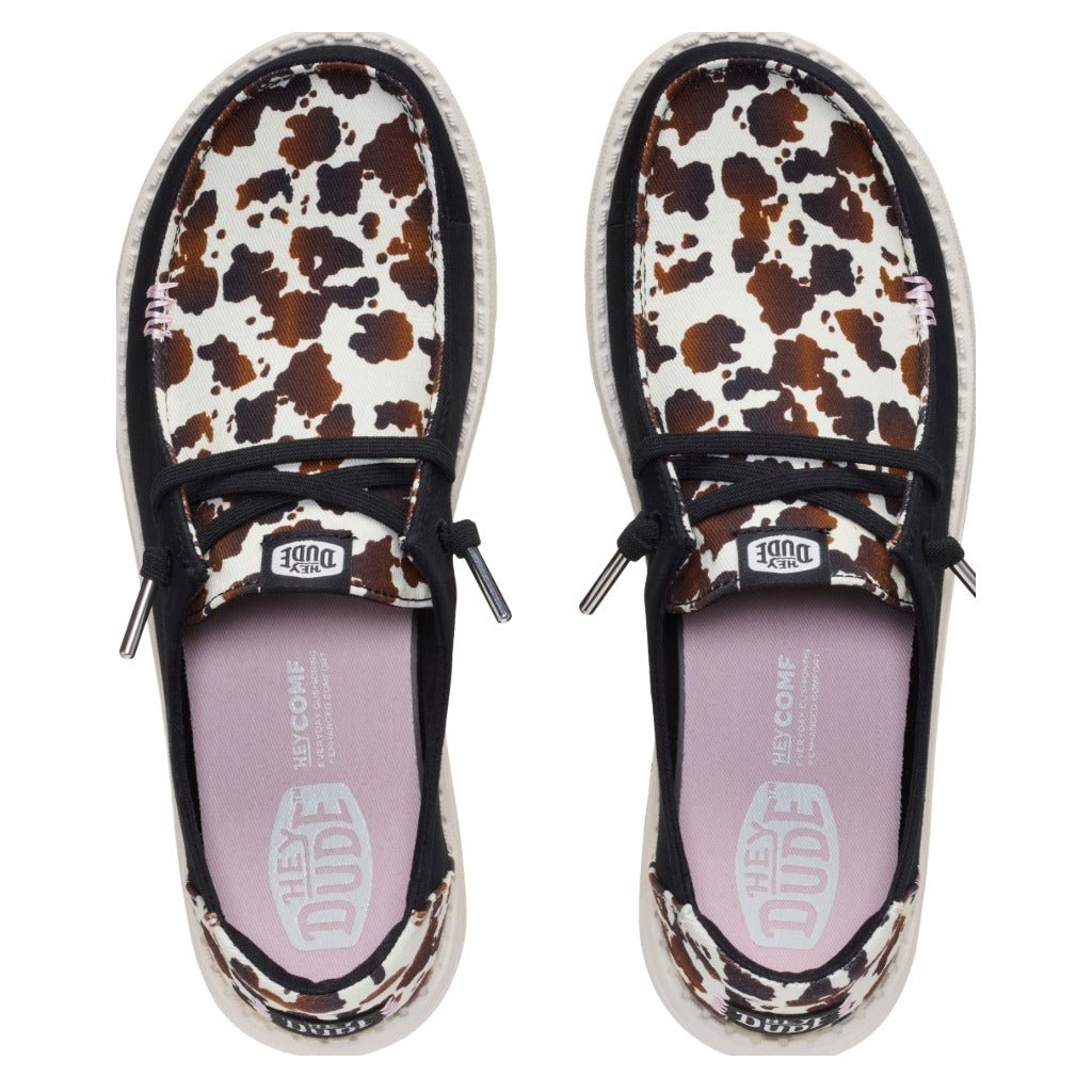 Hey Dude Wendy Spotted Cow - Shoetopia Footwear