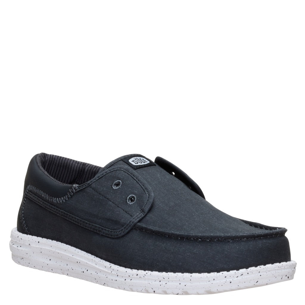 Hey Dude Wally Cru Stretch Canvas - Shoetopia Footwear