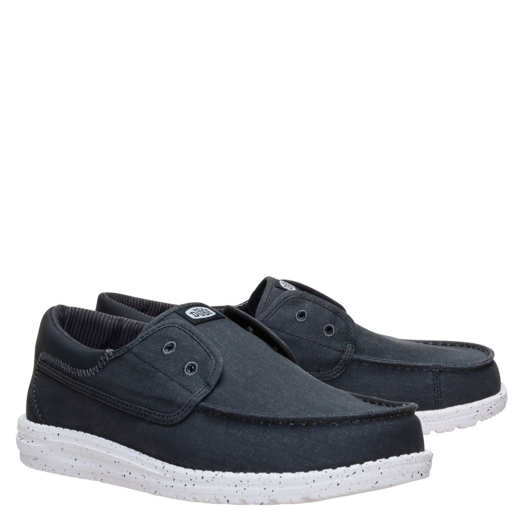 Hey Dude Wally Cru Stretch Canvas - Shoetopia Footwear