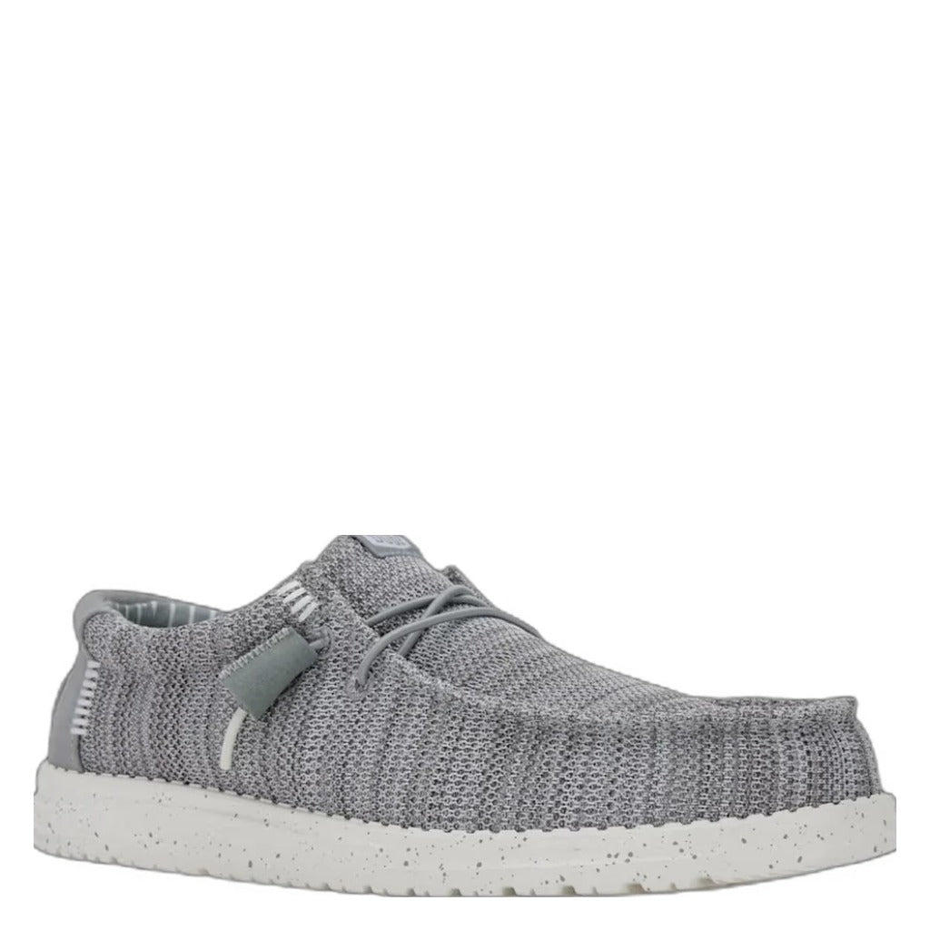 Hey Dude Wally Stretch Sox, Grey - Shoetopia Footwear