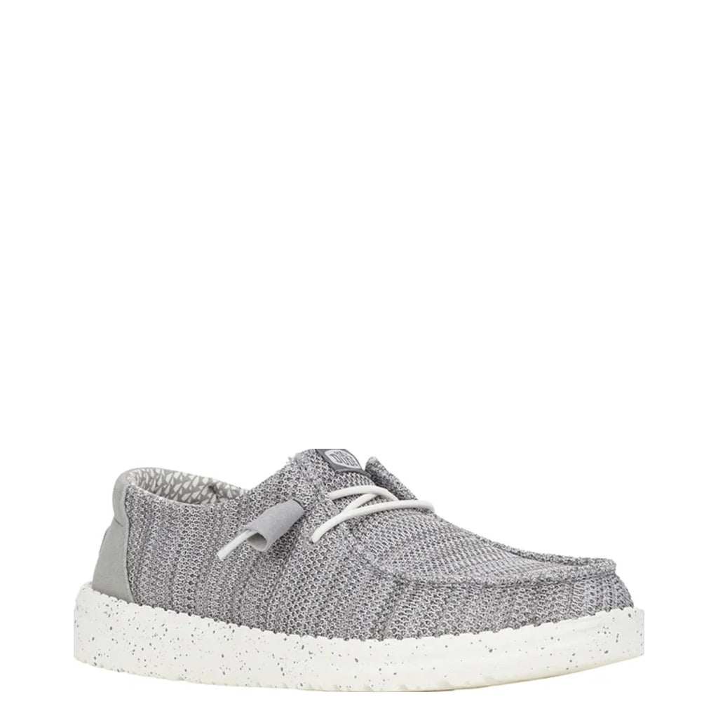 Hey Dude Wendy Stretch Sox, Light Grey - Shoetopia Footwear