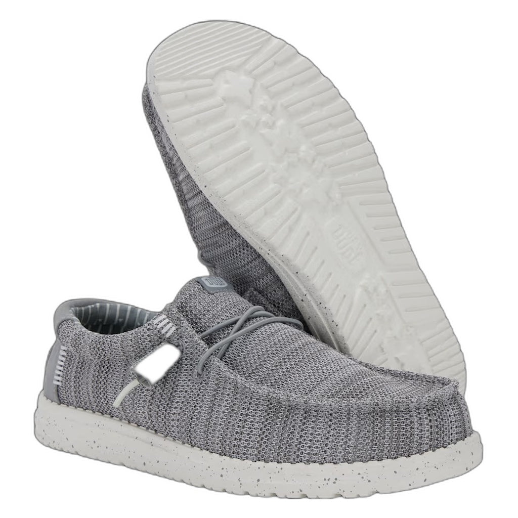 Hey Dude, Wally Stretch Sox, Men's, Casual Shoe, Grey, Pair view