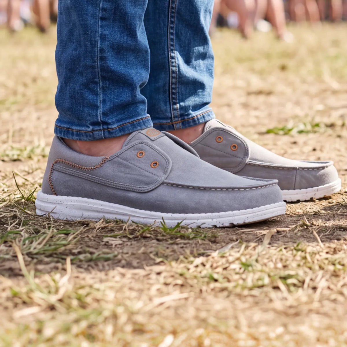 Hey Dude Wally Cru Stretch Canvas - Shoetopia Footwear