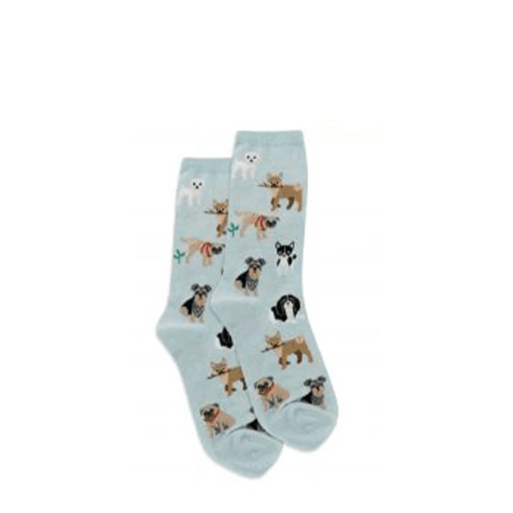 Hotsox, Assorted Animals, Women's, Crew Sock, Assorted, Front view
