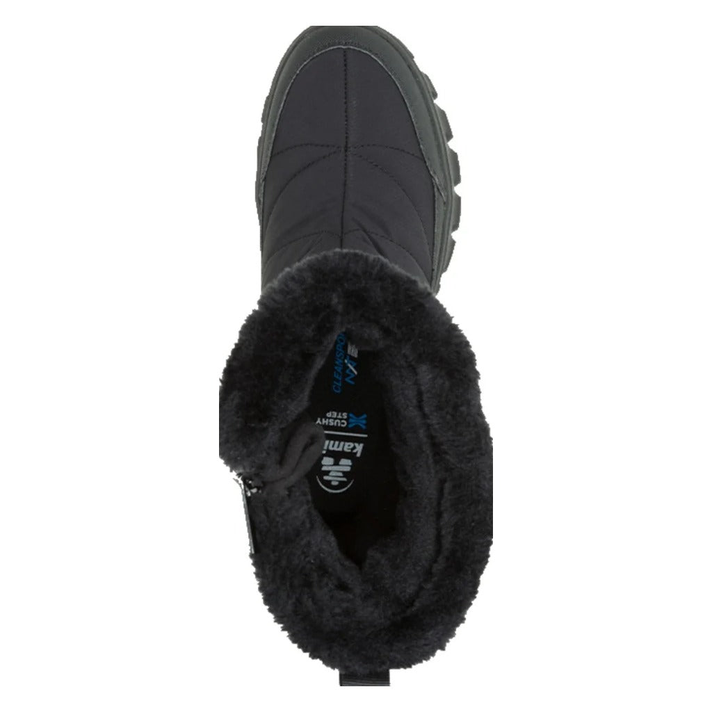 Kamik Snowdon Zip Wide - Black - Shoetopia Footwear