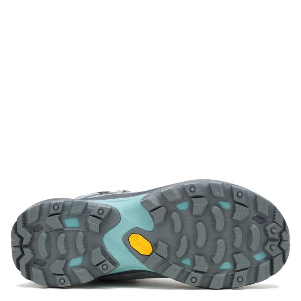 Merrell, Moab Speed 2 Thermo Mid WP, Women's, Winter Hiking Boot, Monument, Outsole view