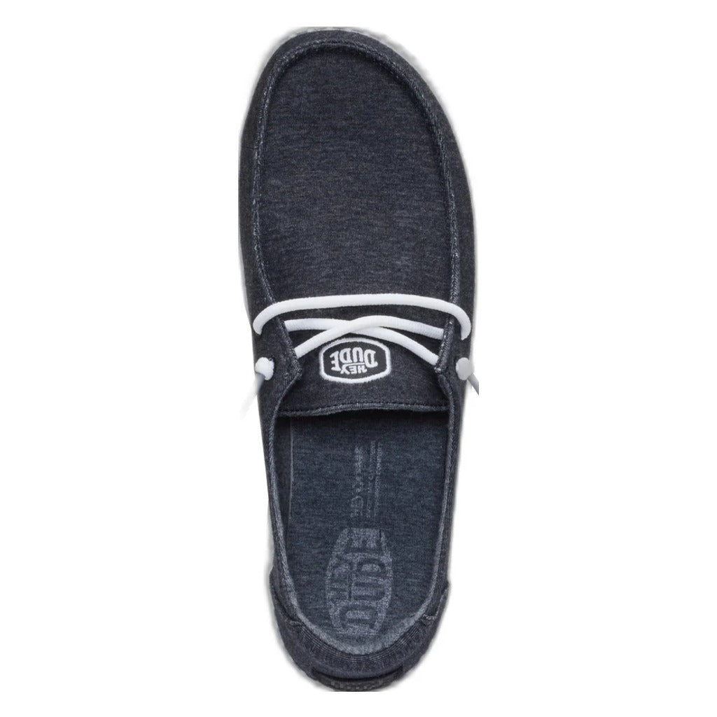 Hey Dude Wendy Stretch Jersey Black - Shoetopia Footwear