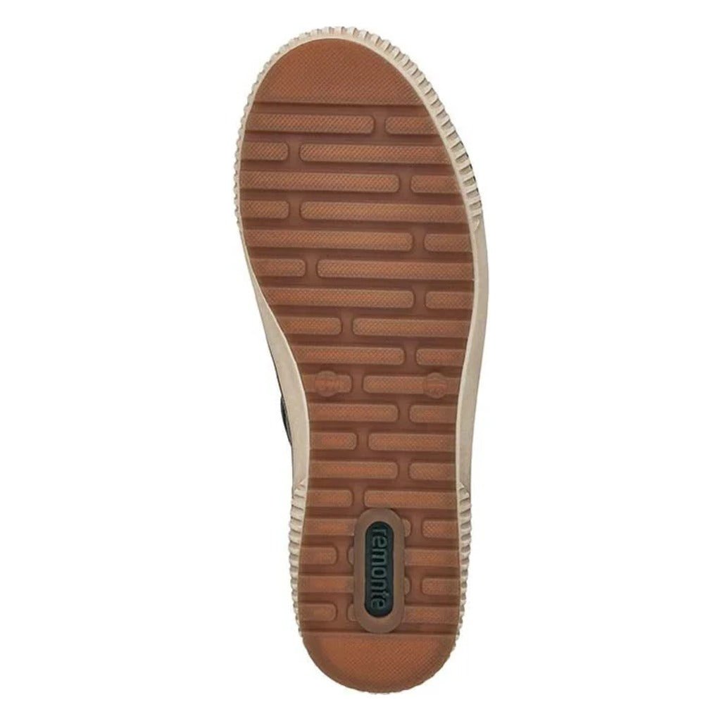 Remonte, D0771, Women's, Sneaker, Blue, Outsole view