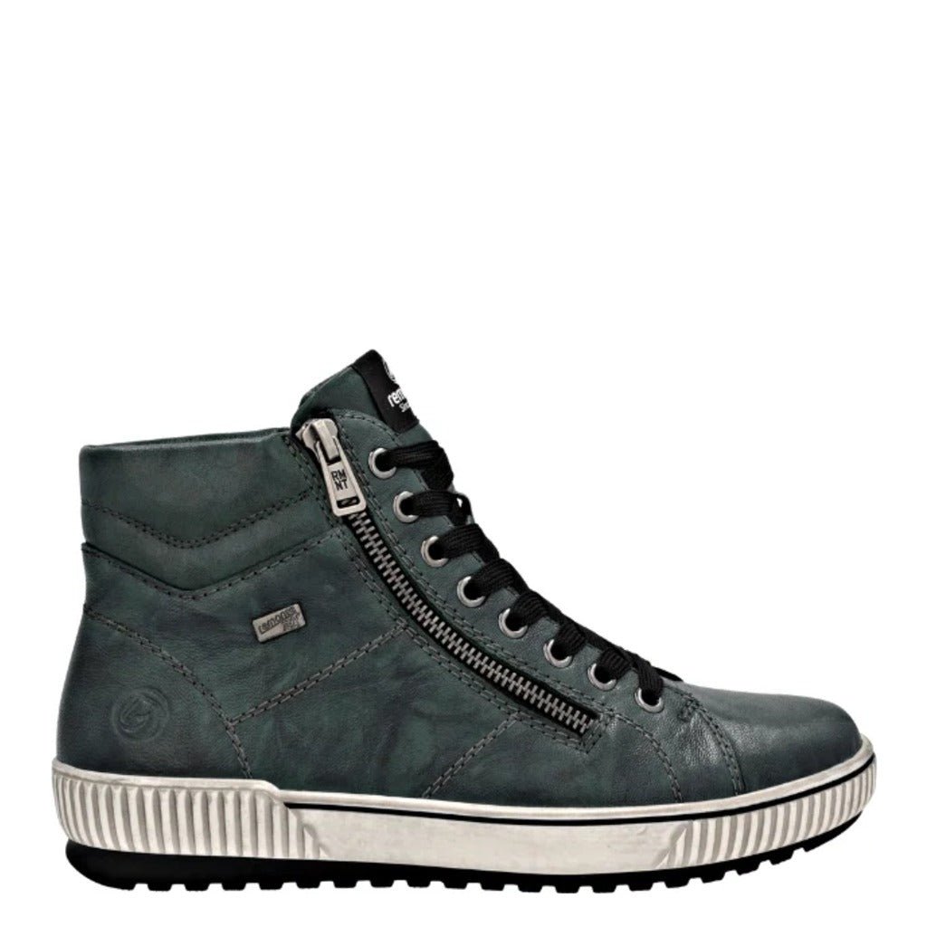 Remonte, D0772, Women's, Sneaker, Green, Side view