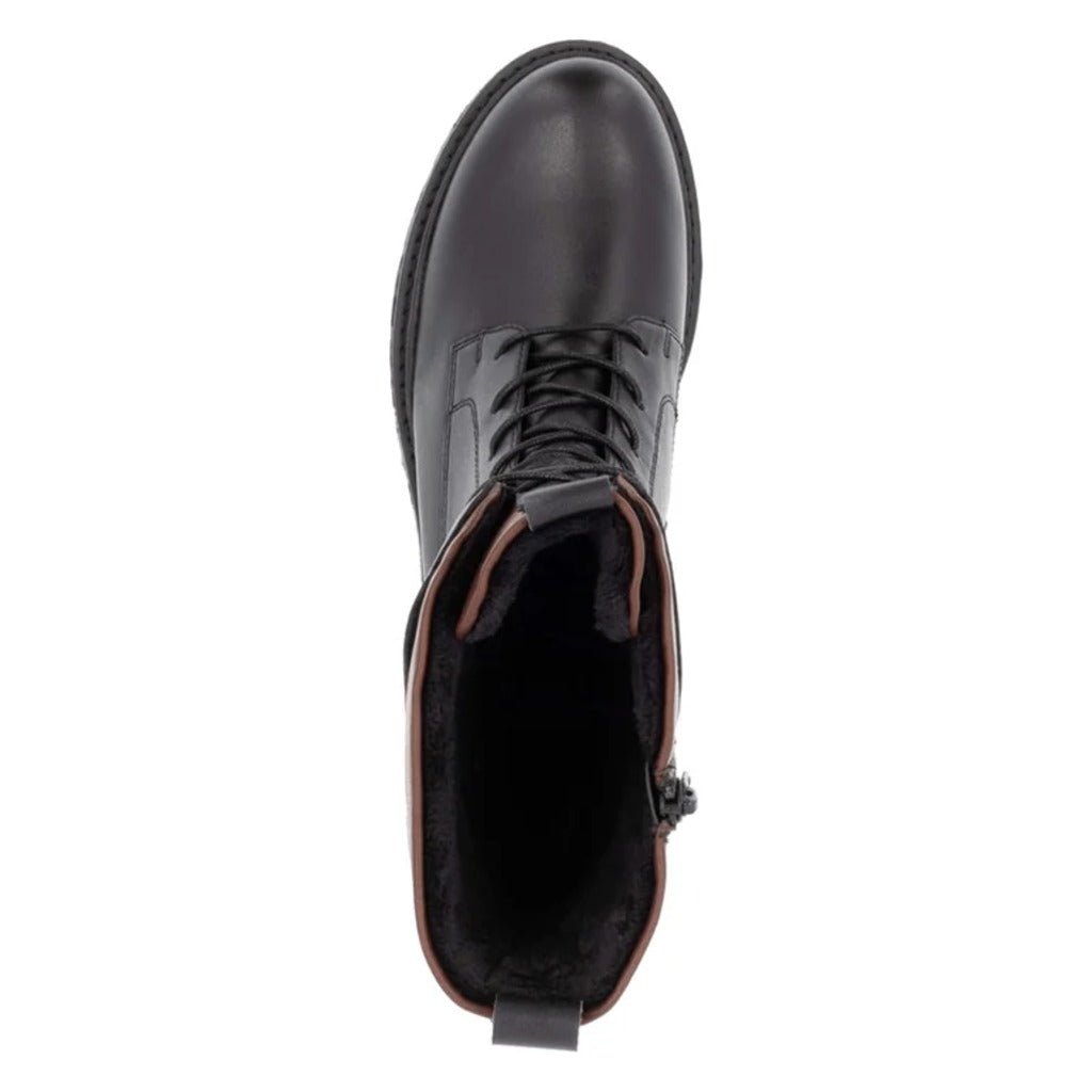 Remonte, D0B79, Women's, Boot, Black, Top view