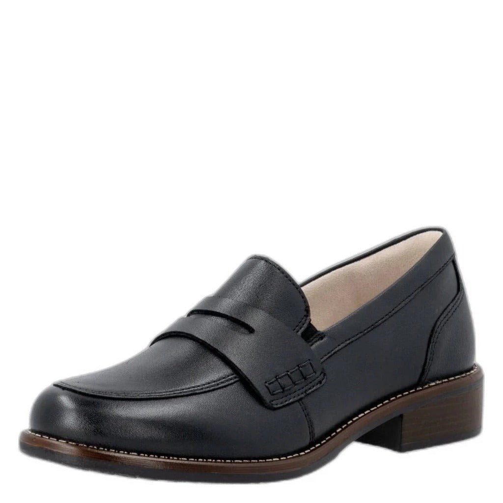 Remonte, D0F05, Women's, Flat, Black, Angled view