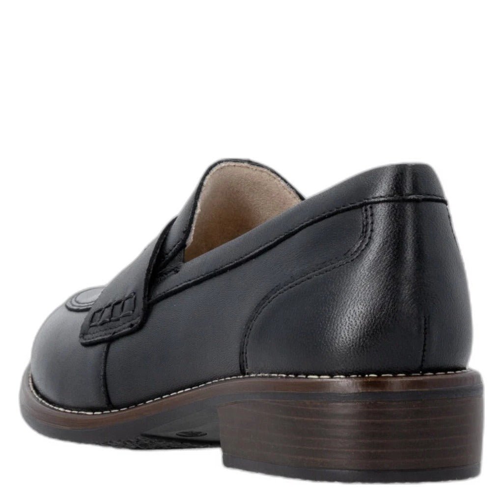 Remonte, D0F05, Women's, Flat, Black, Angled view