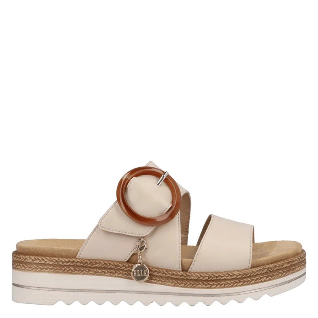 Remonte, D0Q51, Women's, Mule, Taupe, Side view