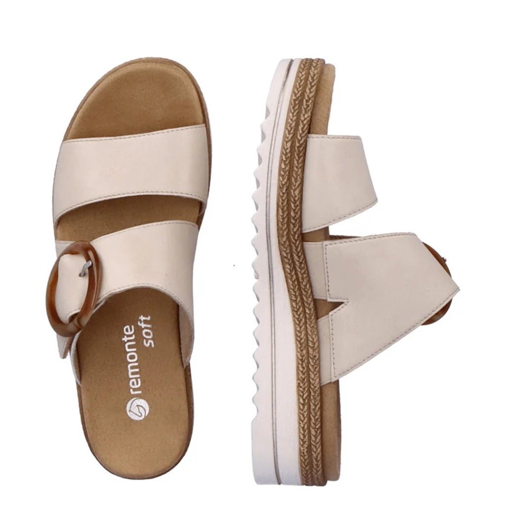Remonte, D0Q51, Women's, Mule, Taupe, Pair view