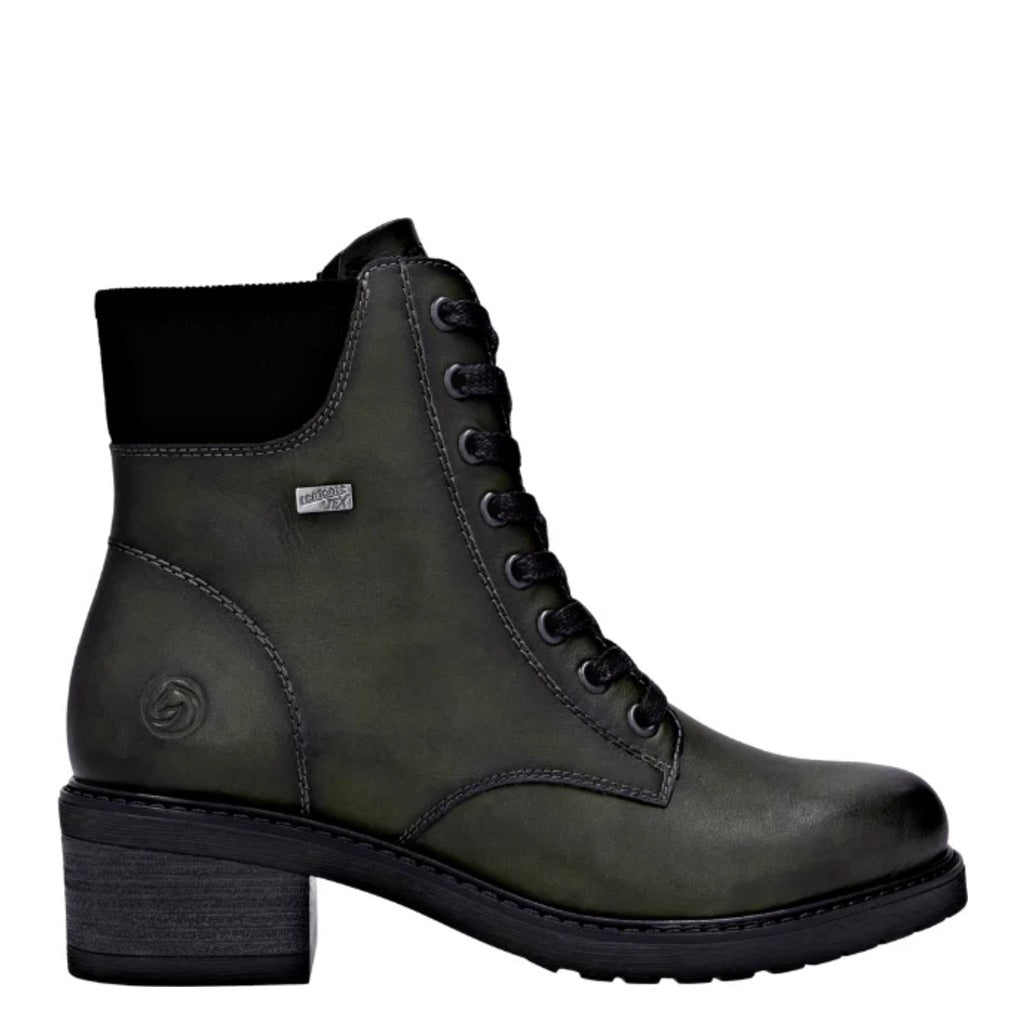 Remonte, D1A70, Women's, Boot, Green, Side view