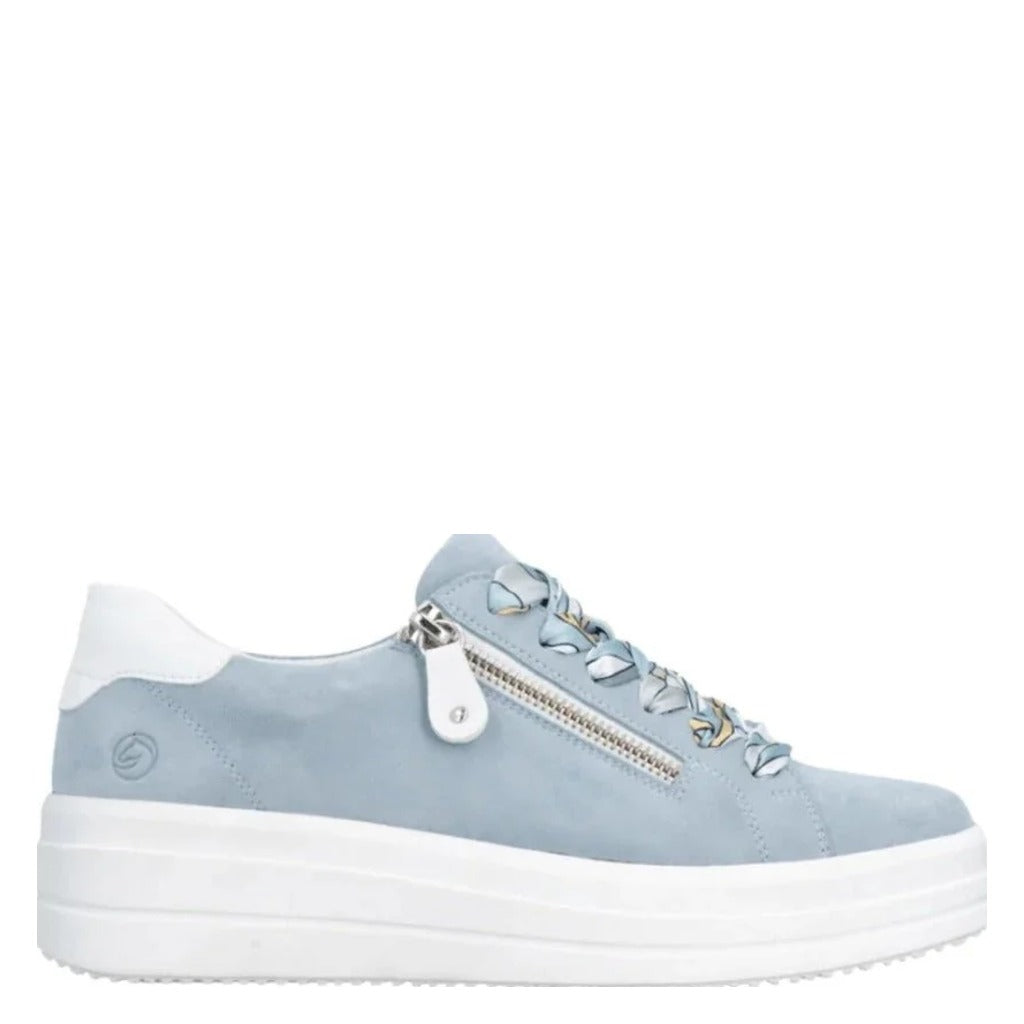 Remonte, D1C06, Women's, Sneaker, Blue, Side view